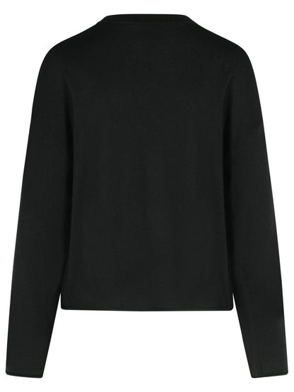 Moschino Jeans Svart Virgin Wool-tröja
