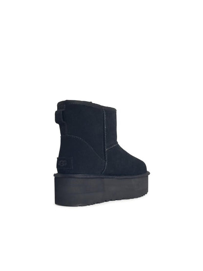 UGG 'Classic Mini Platform' Svarta Mockastövlar