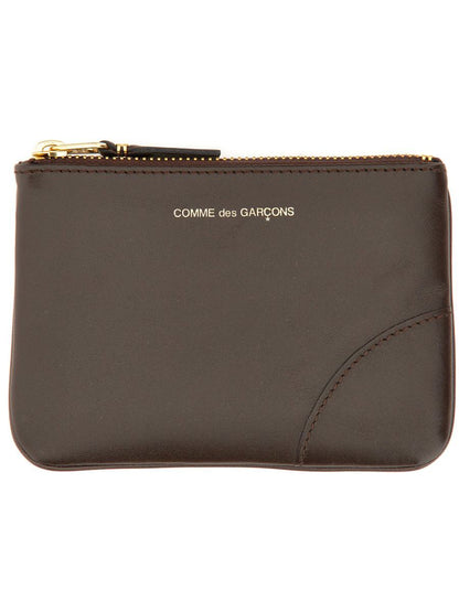 Comme Des Garçons Liten Clutch Med Dragkedja Unisex
