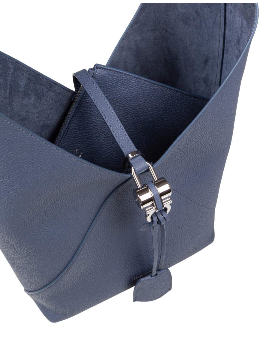 Salvatore Ferragamo mjuk läderhoboväska