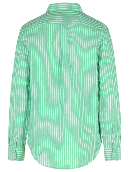 Polo Ralph Lauren Grön linneskjorta