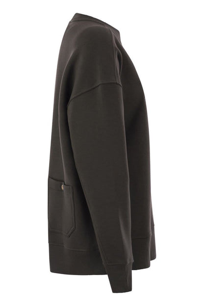 Max Mara Monza - Bomullströja med logotyp