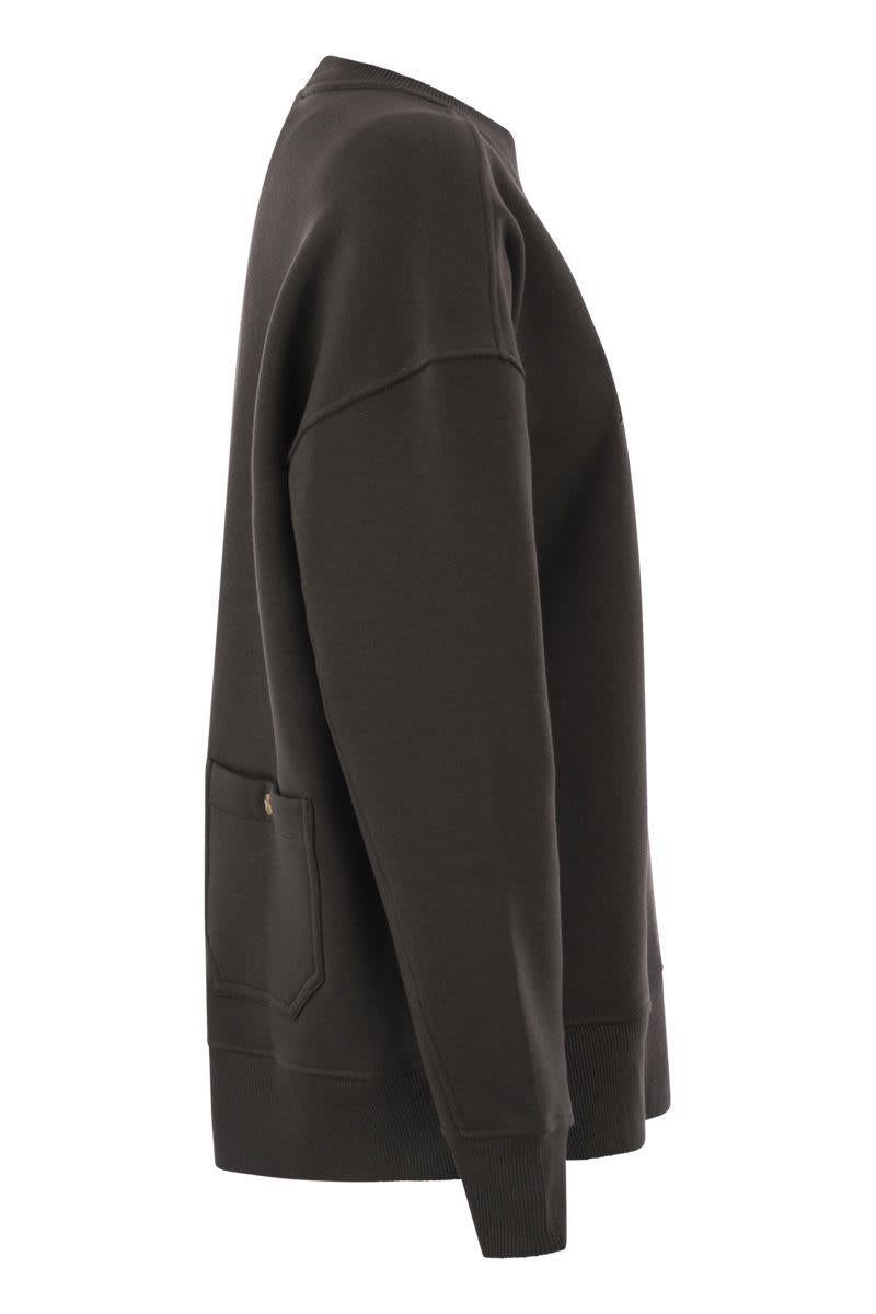Max Mara Monza - Bomullströja med logotyp