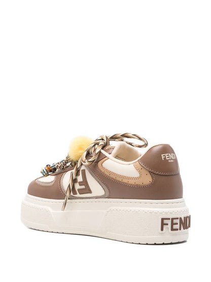 Fendi Fendi Match Charm-utsmyckade sneakers