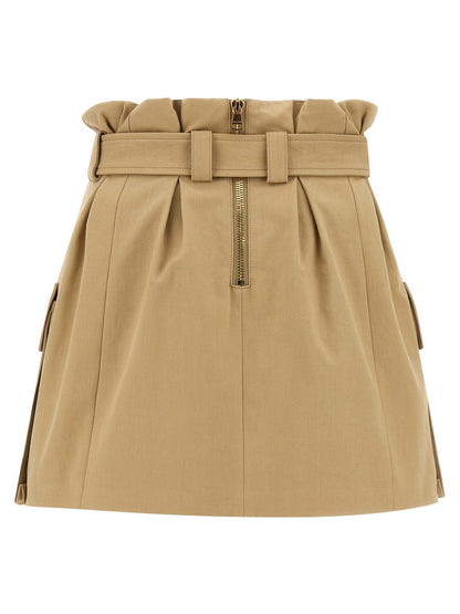 Balmain kjol med hög midja