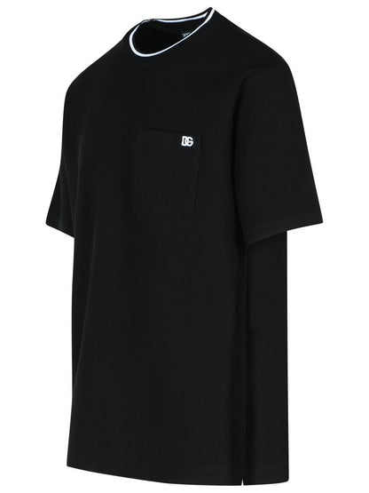 Dolce &amp; Gabbana svart bomulls-T-shirt