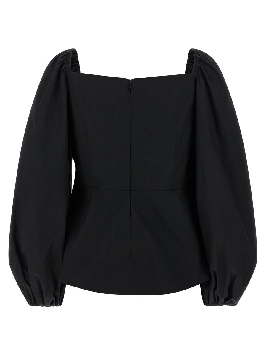 Carolina Herrera topp med puffärm