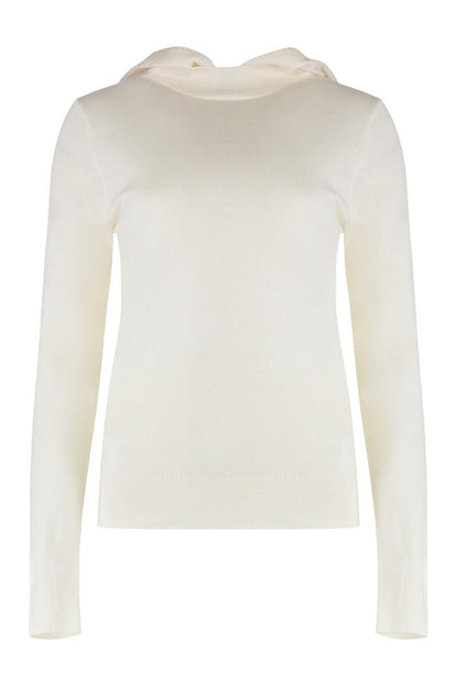 PAROSH Linfa Stickad Hoodie
