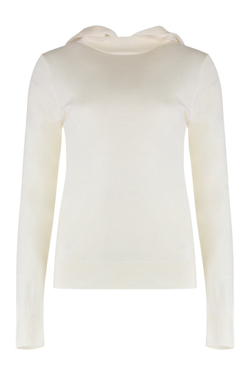 PAROSH Linfa Stickad Hoodie