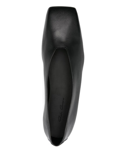 Rick Owens läderbalettskor