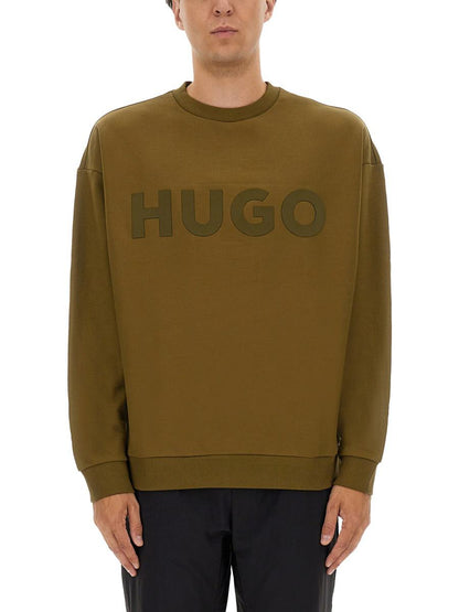 Hugo Boss överdimensionerad tröja med logotyp