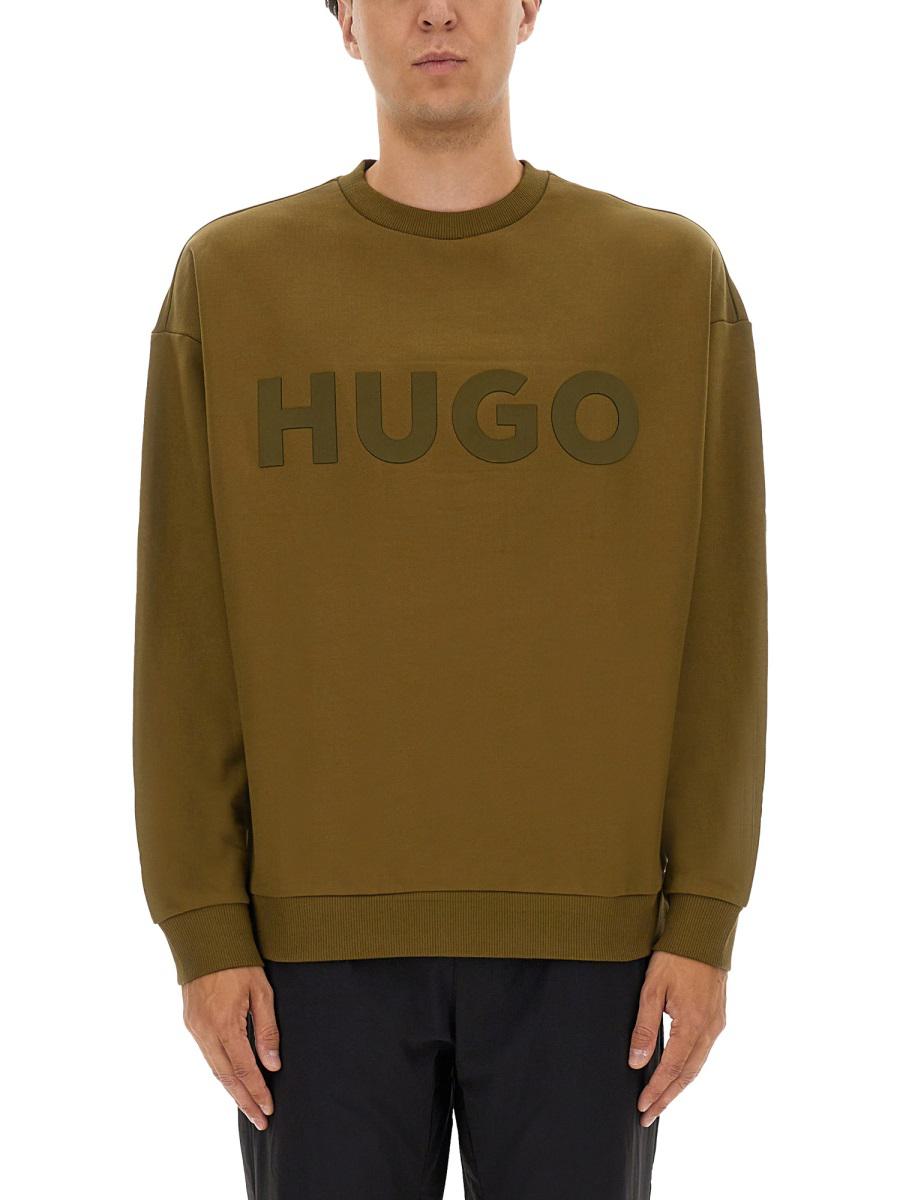 Hugo Boss överdimensionerad tröja med logotyp