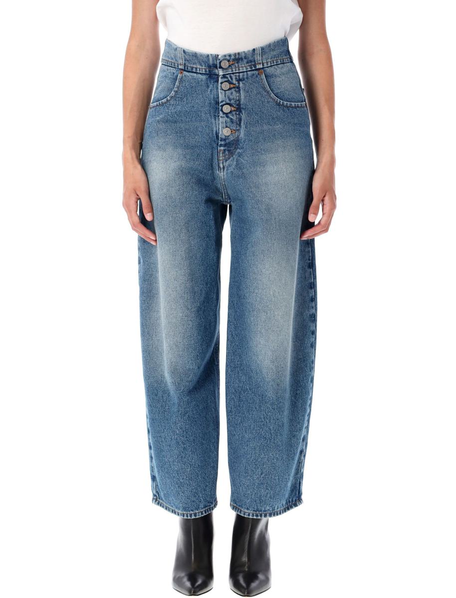 MM6 Maison Margiela raka jeans med korta ben