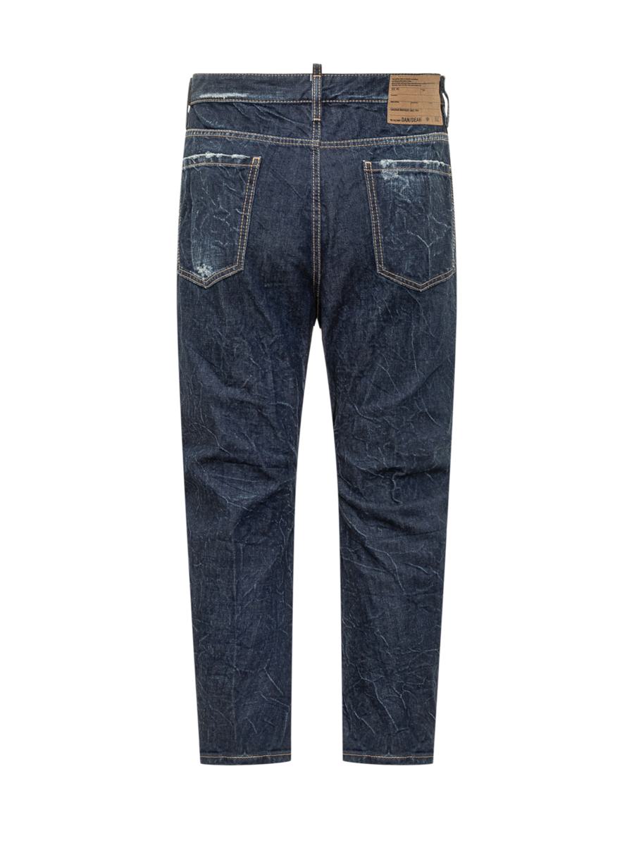 DSQUARED2 Blå Begagnade Avsmalnande Jeans Från Dsquared2