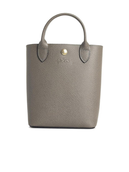 Longchamp 'Xs Epure' Where Grå Läderväska