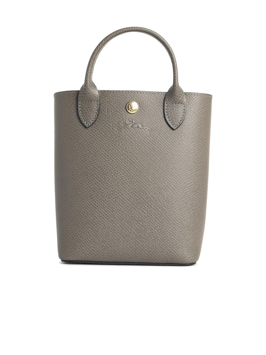 Longchamp 'Xs Epure' Where Grå Läderväska