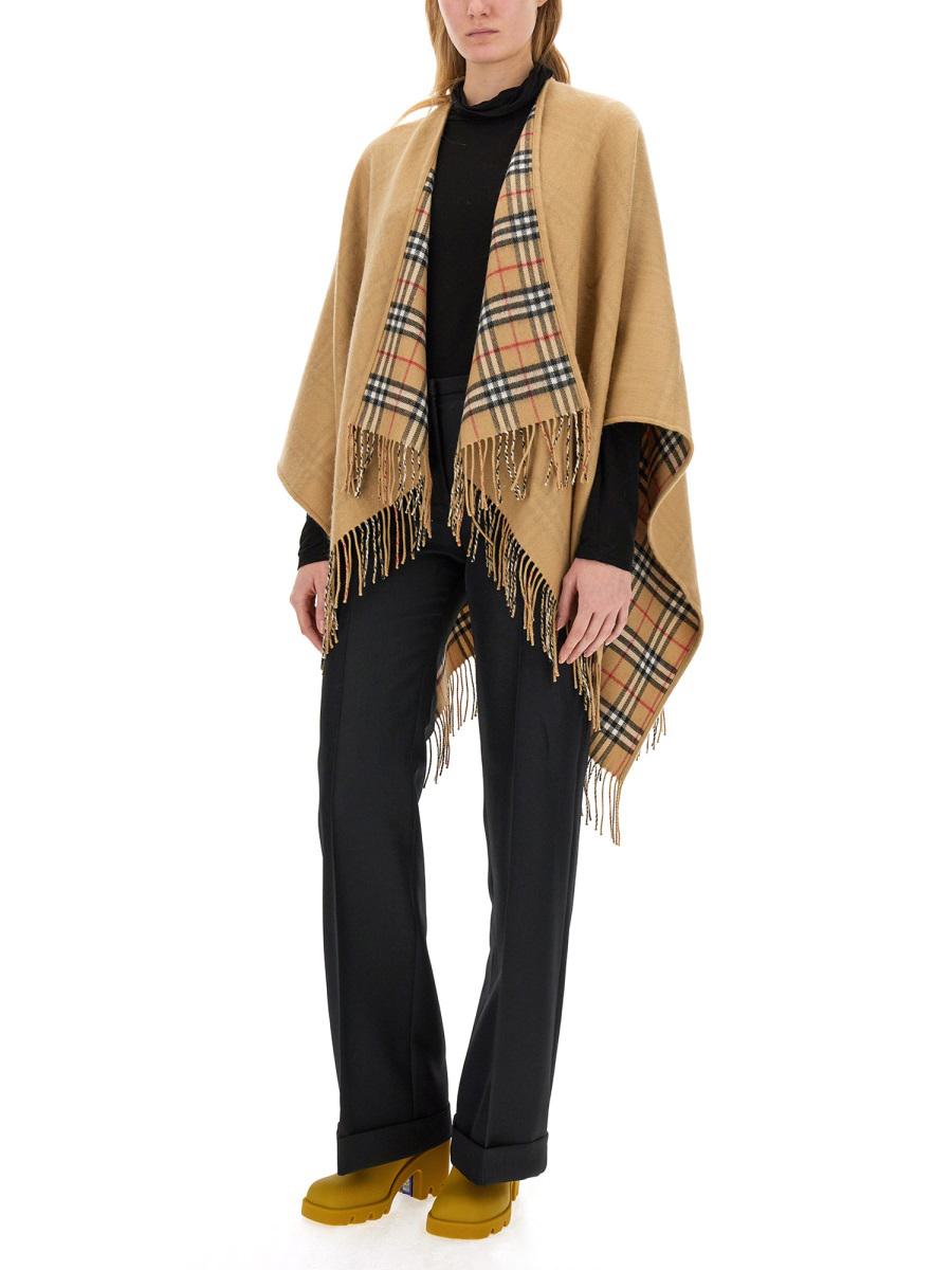 Burberry Mantella Reversibile I Lana Check