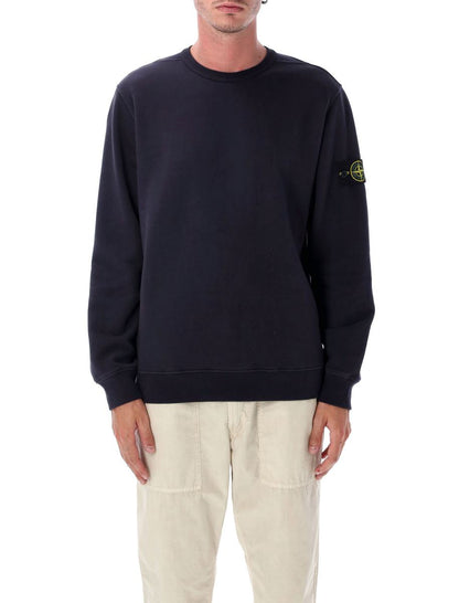 Stone Island borstad ekologisk bomullströja