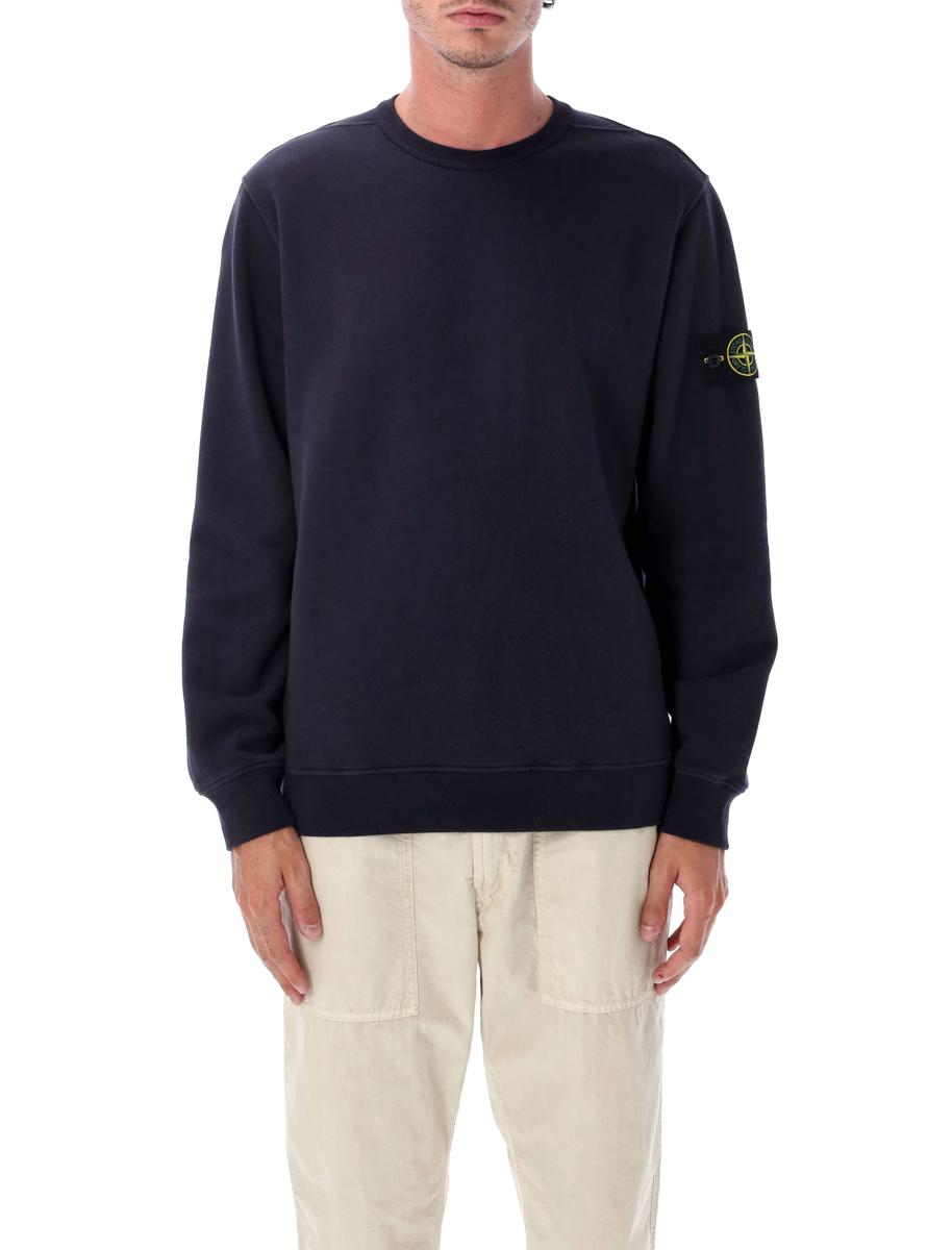 Stone Island borstad ekologisk bomullströja