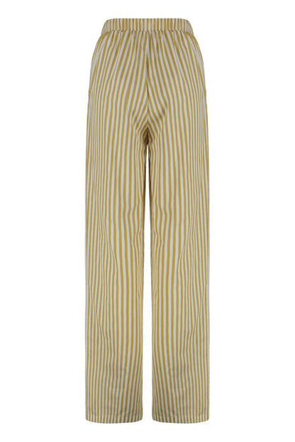 Elisabetta Franchi Poplin bomullsbyxa
