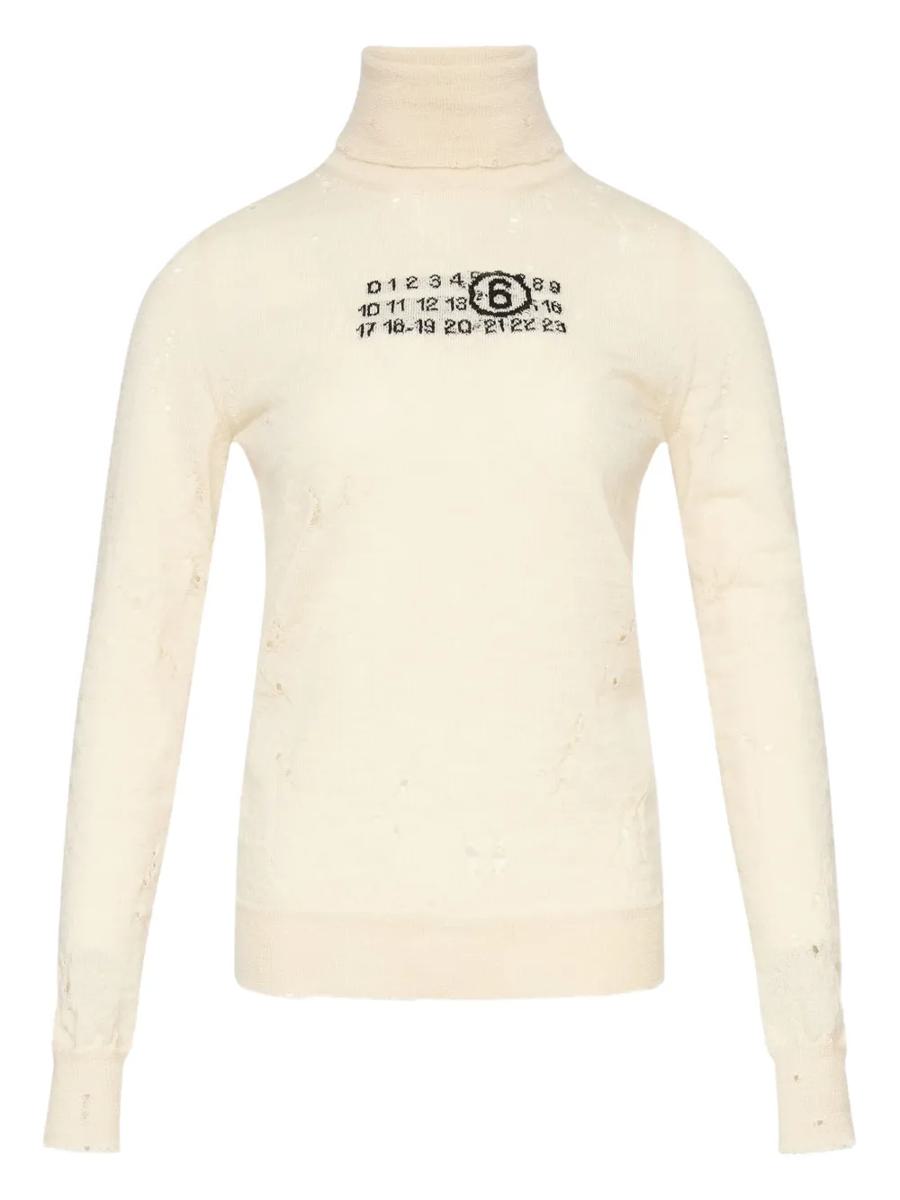 MM6 Maison Margiela tröja med siffermönster