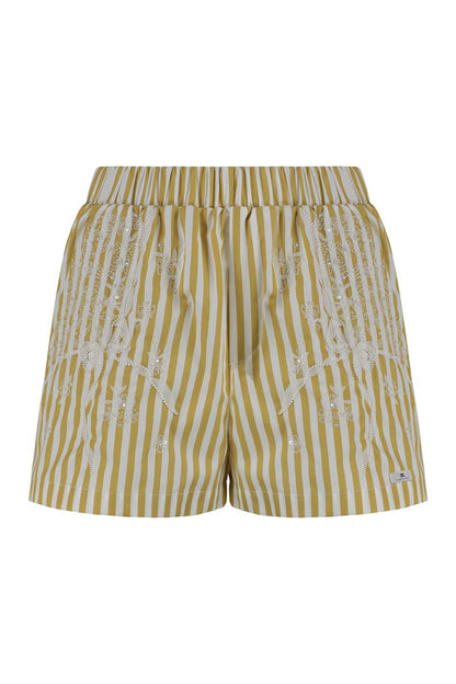Elisabetta Franchi Randiga Poplin Shorts