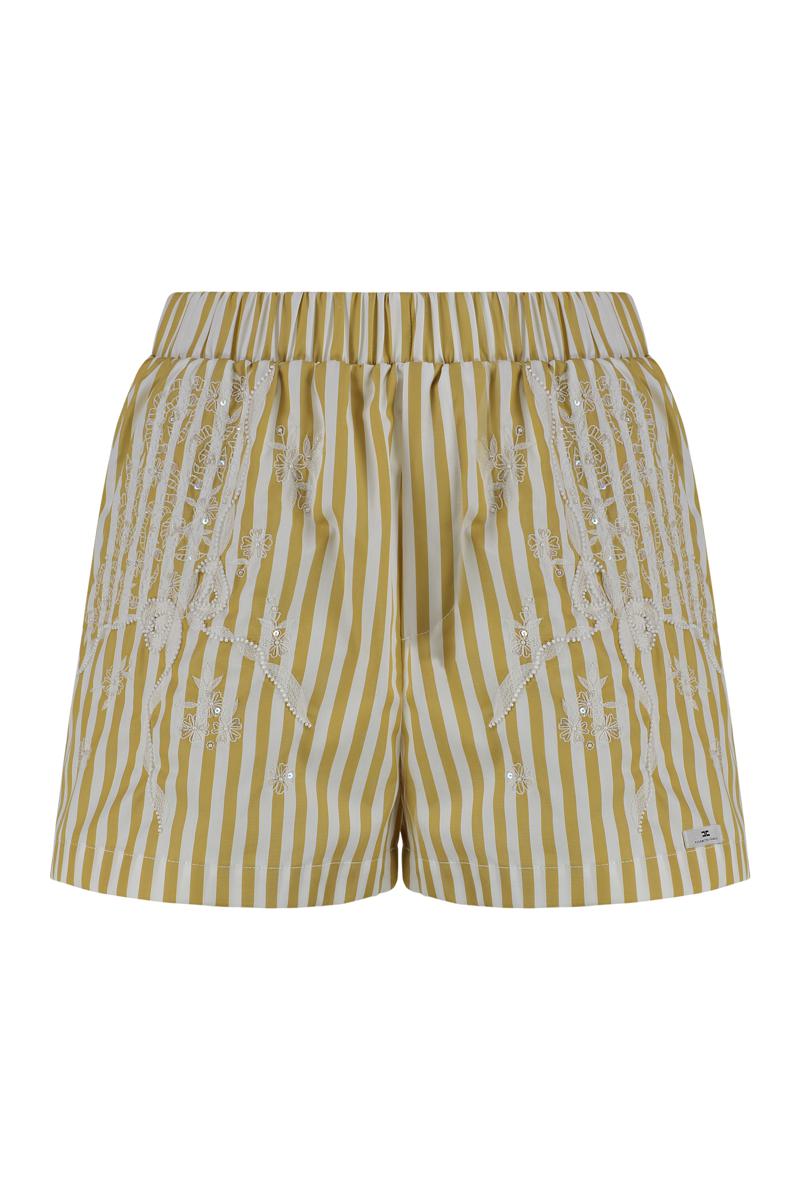 Elisabetta Franchi Randiga Poplin Shorts