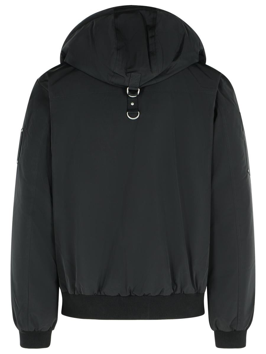 Moose Knuckles svart polyesterjacka
