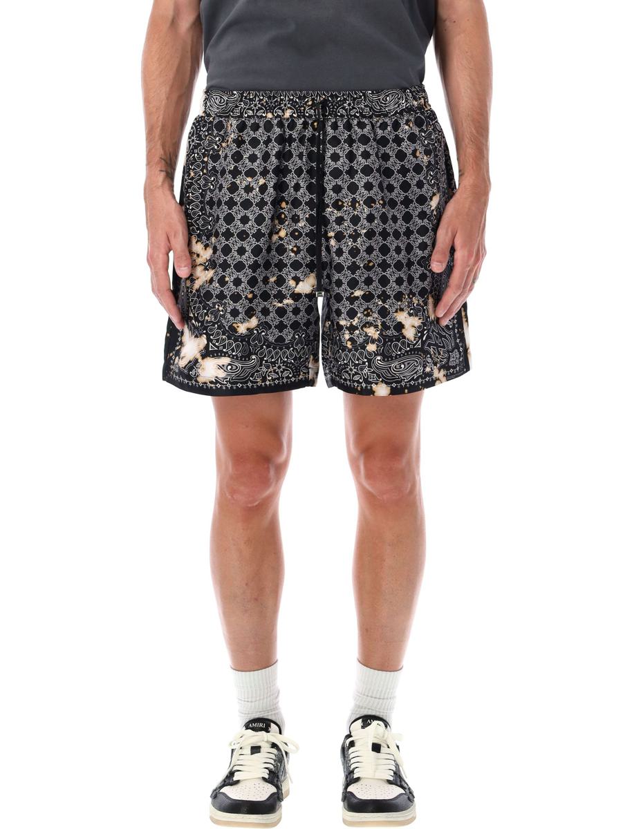Amiri Bleach Bandana Print Sidenshorts