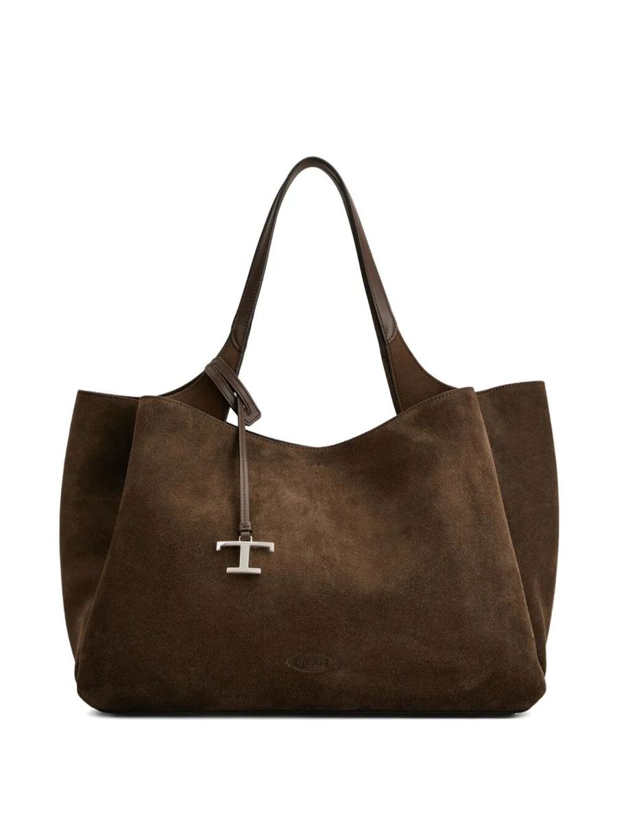 Tod'S T-hängande logotyp mellanstora väskor med 2 handtag