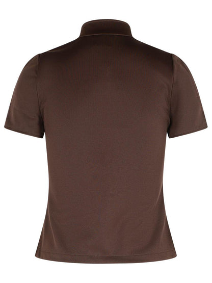 Courrèges brun polyester-t-shirt