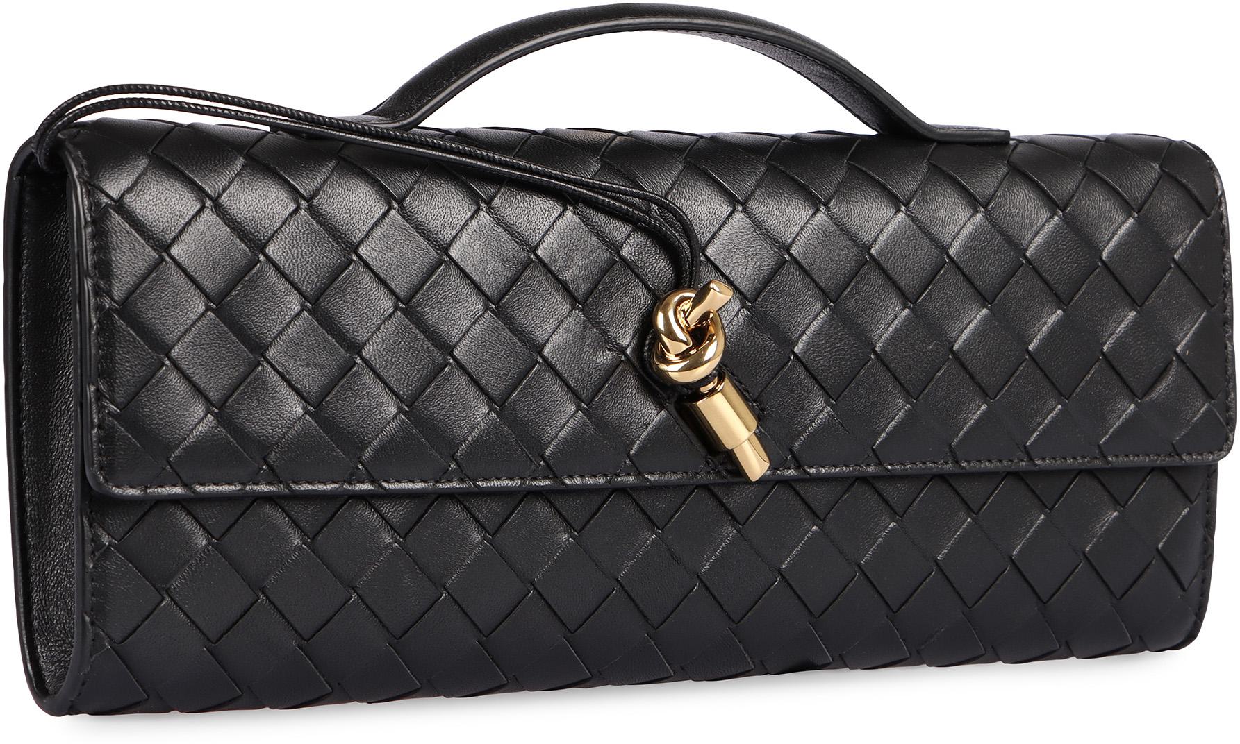 Bottega Veneta Andiamo Läder Clutch