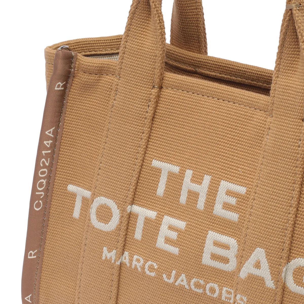 Marc Jacobs 'The Small Tote' brun bomullsväska