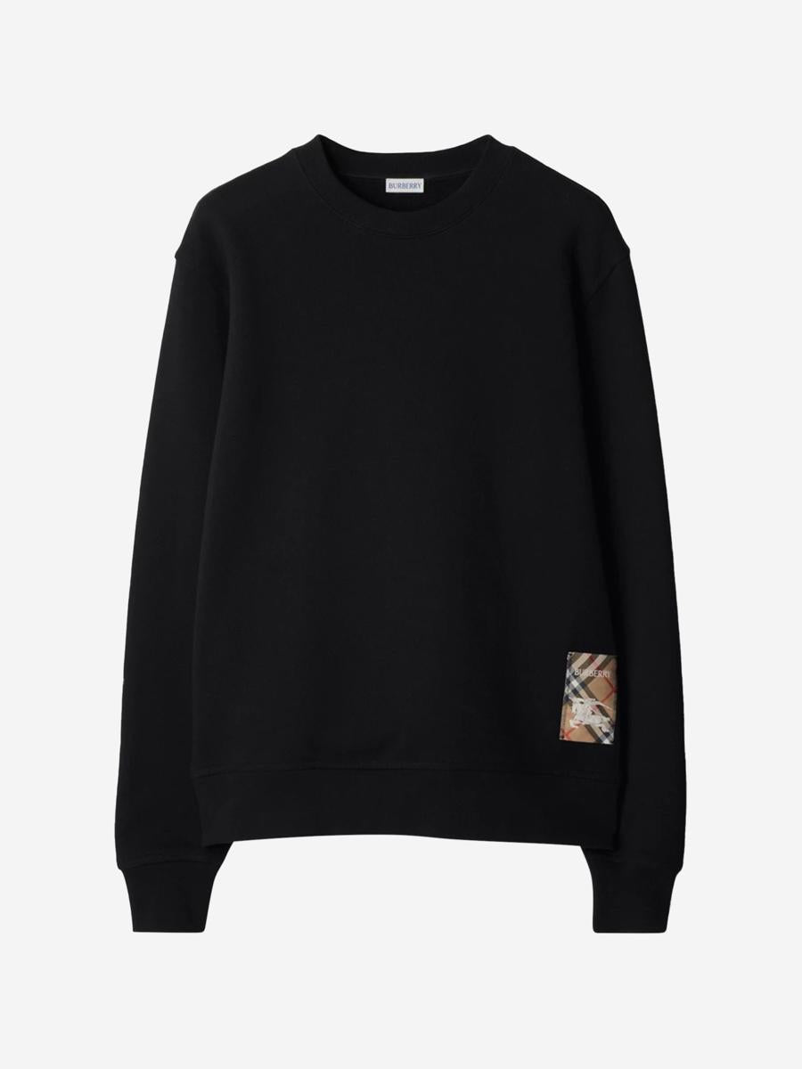 Burberry bomullströja-etikett