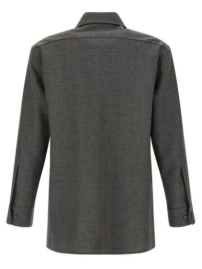 Jil Sander Canvas-skjorta
