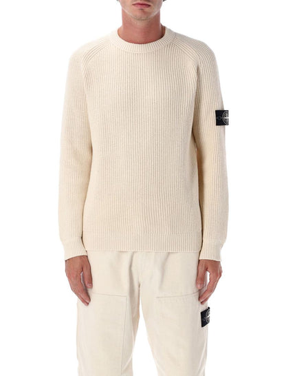 Stone Island Fisherman Rib-tröja i bomull