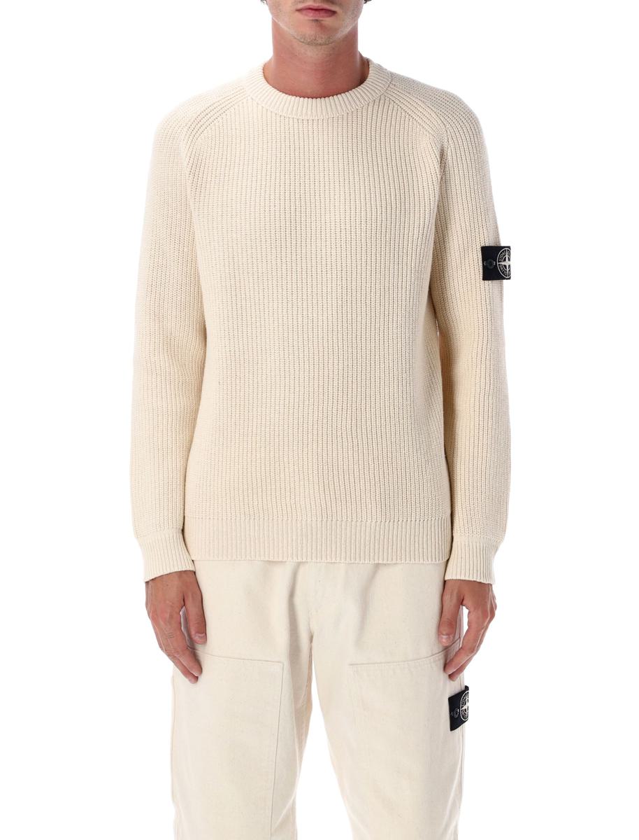 Stone Island Fisherman Rib-tröja i bomull