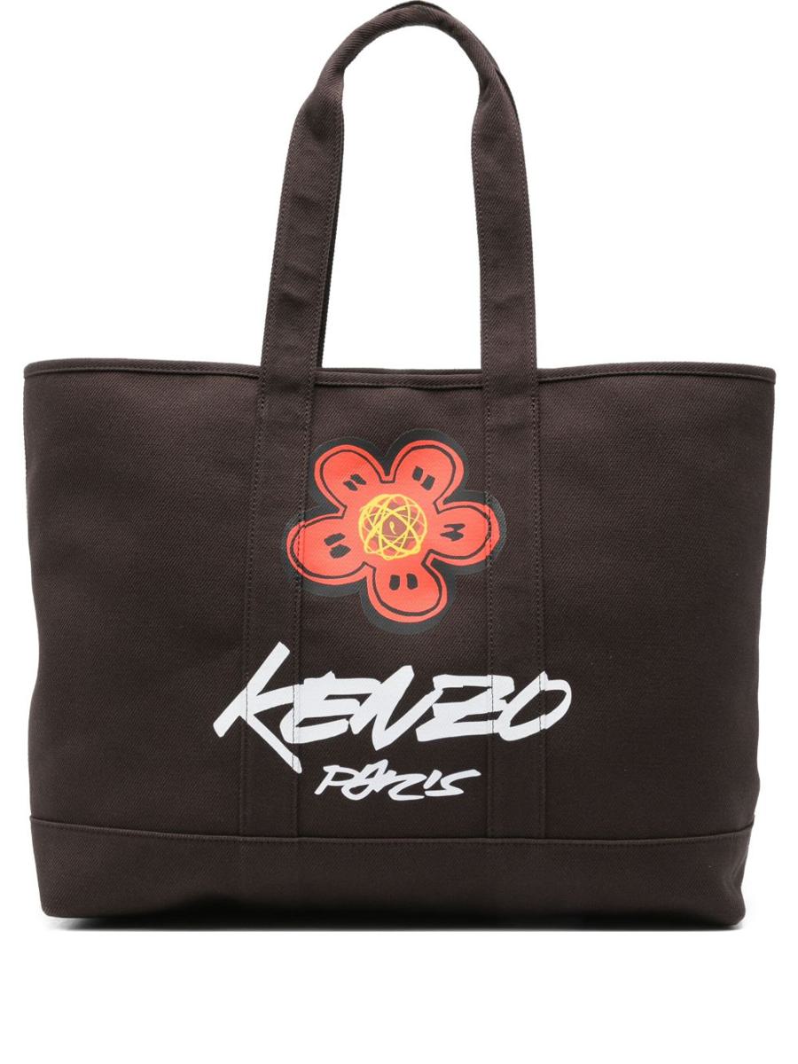 Kenzo Futura Logo Bomullsväska