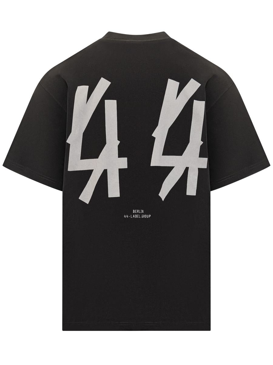 M44 Label Group 44 Label Group Herr Svart Logotyp T-shirt