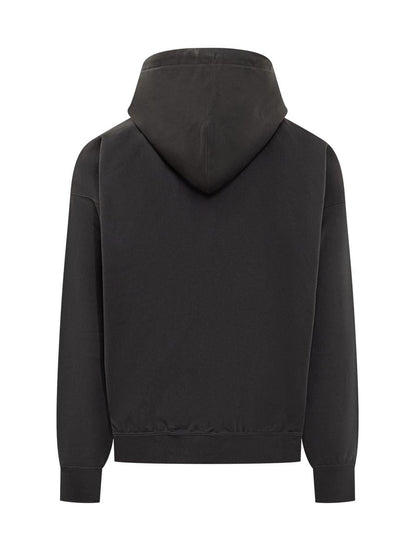 Y-3 Adidas Y3 Svart Dragkedja Hoodie