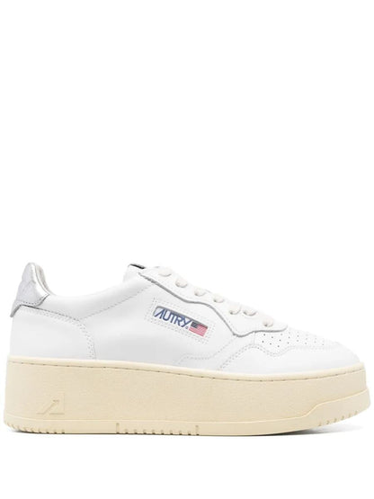 Autry "Platform Low" Lädersneakers Skor