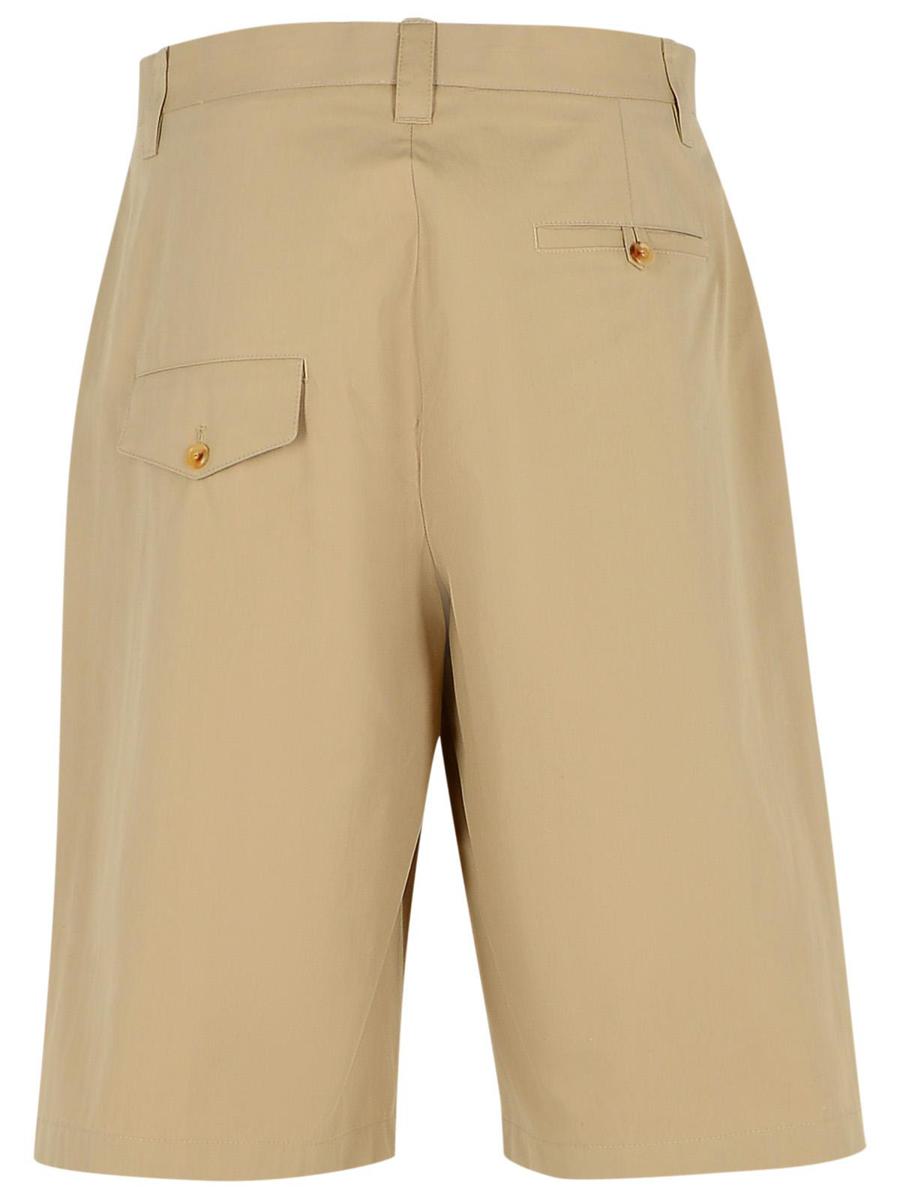 Moschino Beige Bermudashorts i Bomullsblandning
