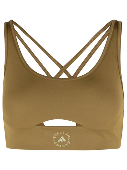 Adidas By Stella McCartney Army Polyester Mix Topp