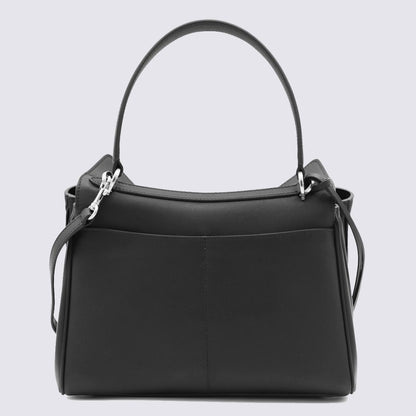 Balenciaga svart läder Rodeo S väska med topphandtag