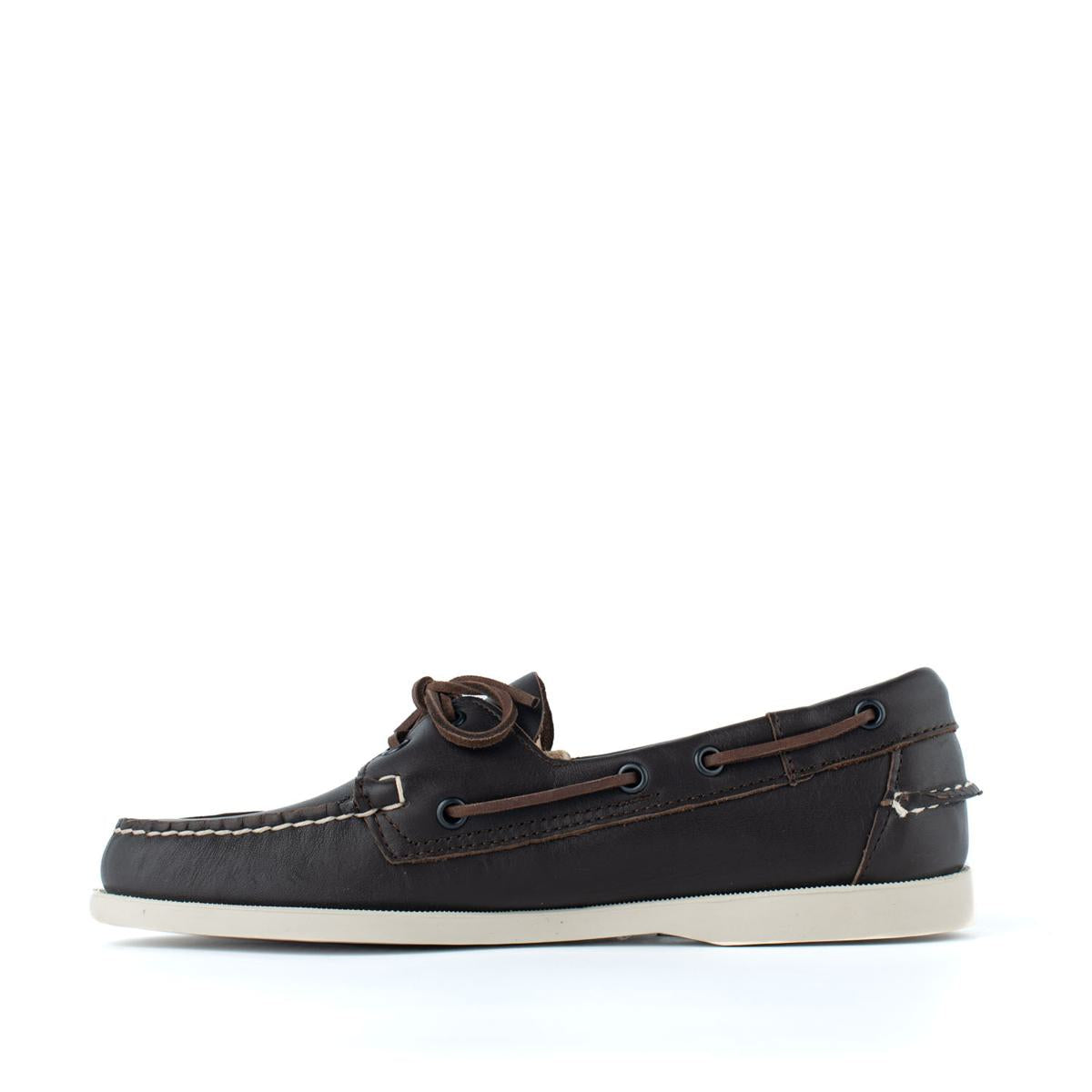 Sebago Cayuga bruna läderloafers
