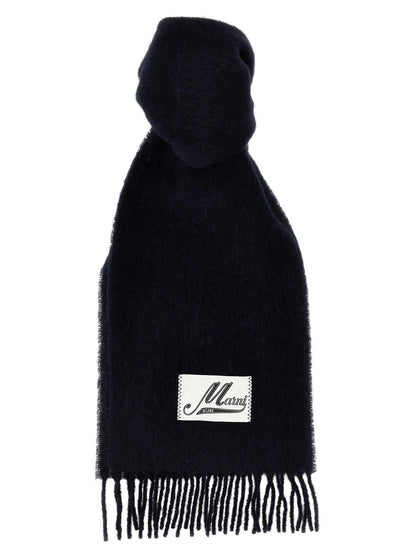 Marni-halsduk med logotypmärke