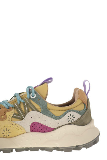 Flower Mountain Yamano 3 - Sneakers i mocka och tekniskt tyg