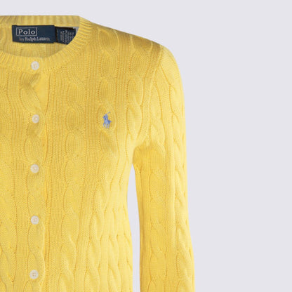 Polo Ralph Lauren Gula Bomullsstickade Tröjor