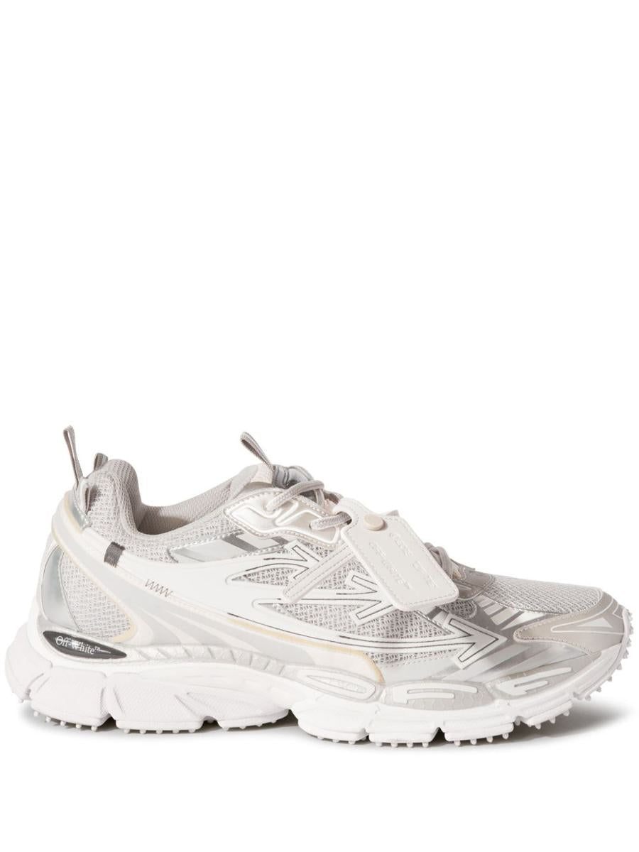 Off-white platta skor