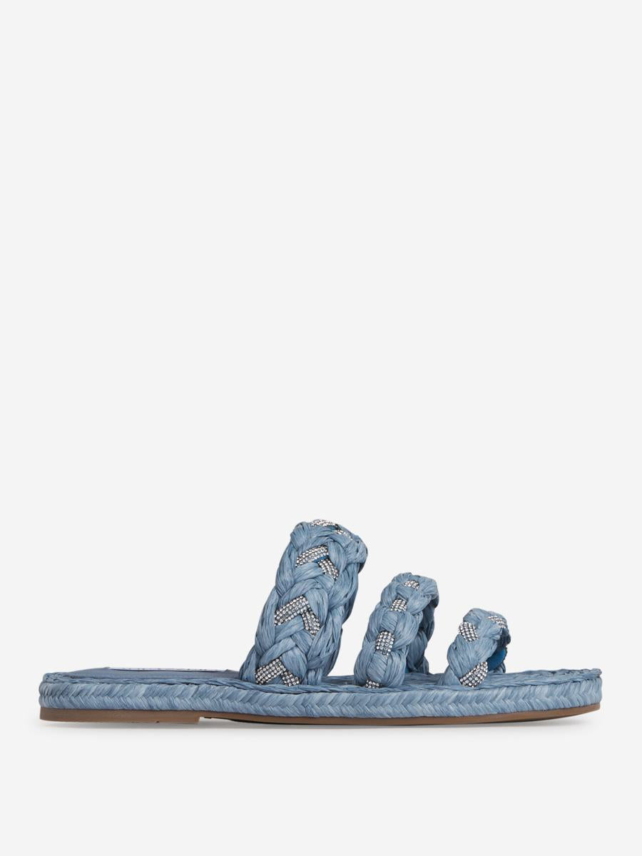Aquazzura Raffia Coastal Sandal